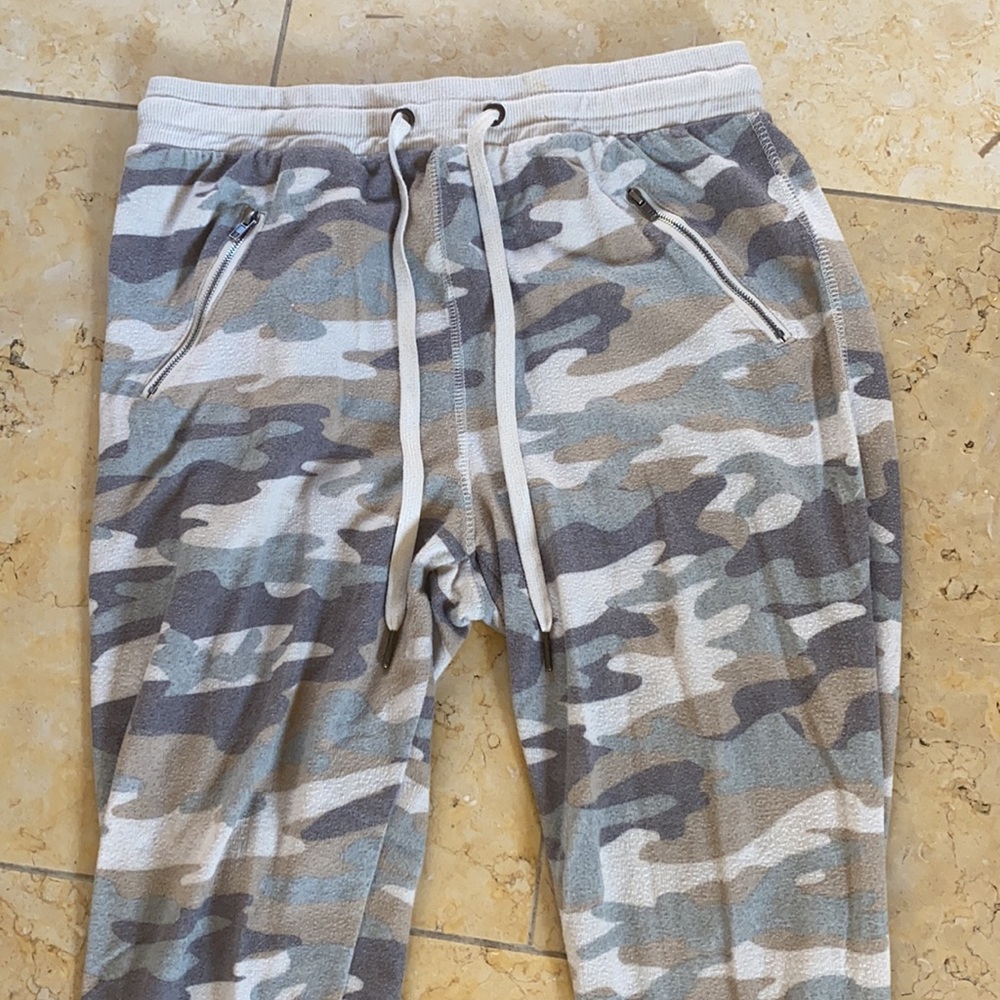Army print joggers